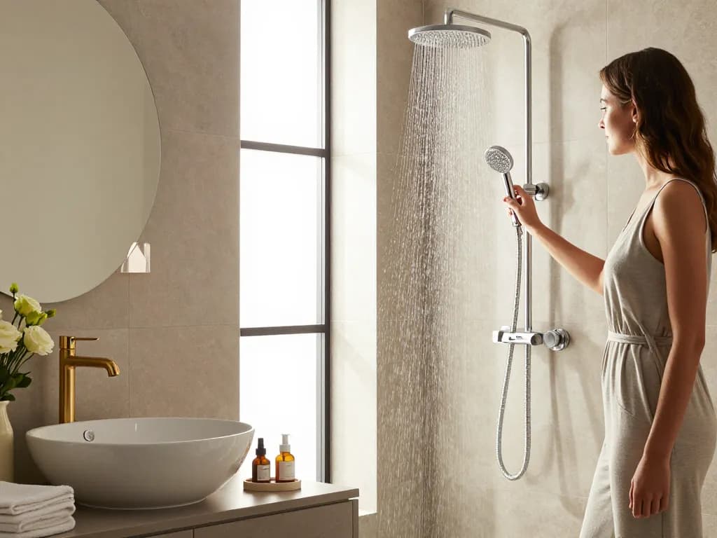 Brauer kranen gepresenteerd in een moderne badkamer met stijlvolle kraanontwerpen en serene decoratie.