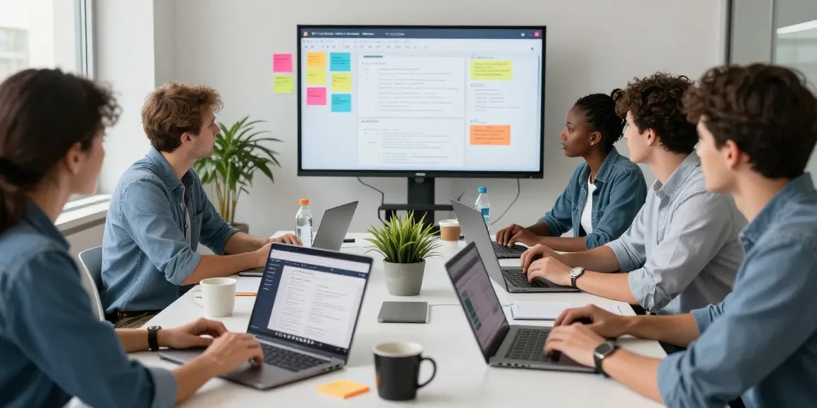 Team collaboration using the WPS Official Website in a bright workspace.