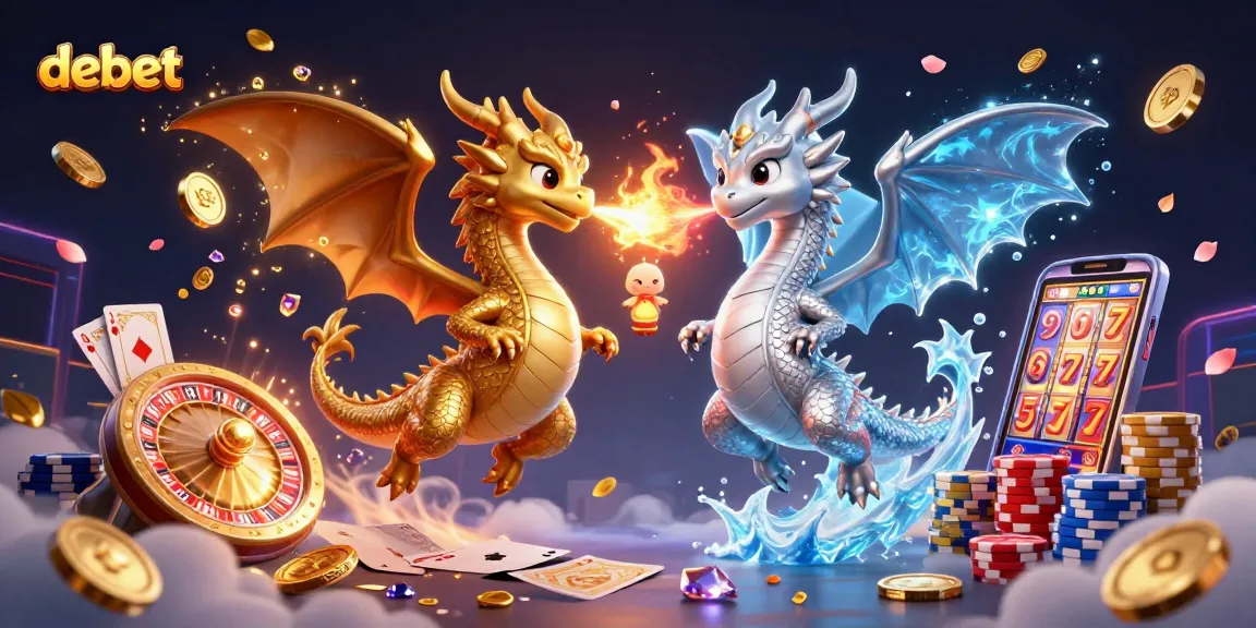 Experience thrilling debet gameplay with dynamic dragons, coins, and casino elements for an engaging adventure.