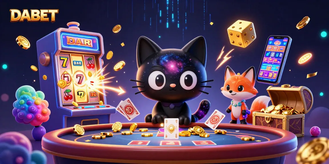 DABET offers an immersive gaming experience with cosmic characters and jackpot excitement.