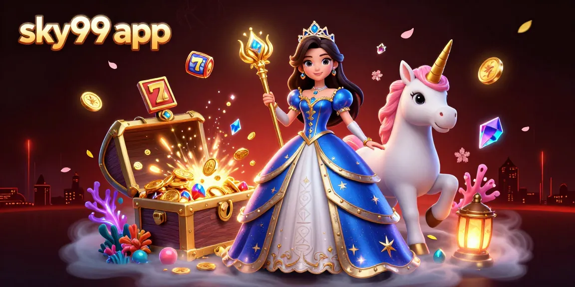 Terlibat dengan aplikasi sky99 dan rasakan slot online yang mendebarkan di tengah visual yang memukau dan elemen kasino yang dinamis.