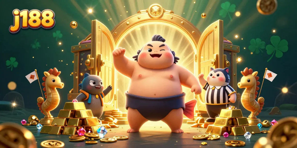 Engage in action-packed gameplay with j188 as the lively fugu leads the underwater casino