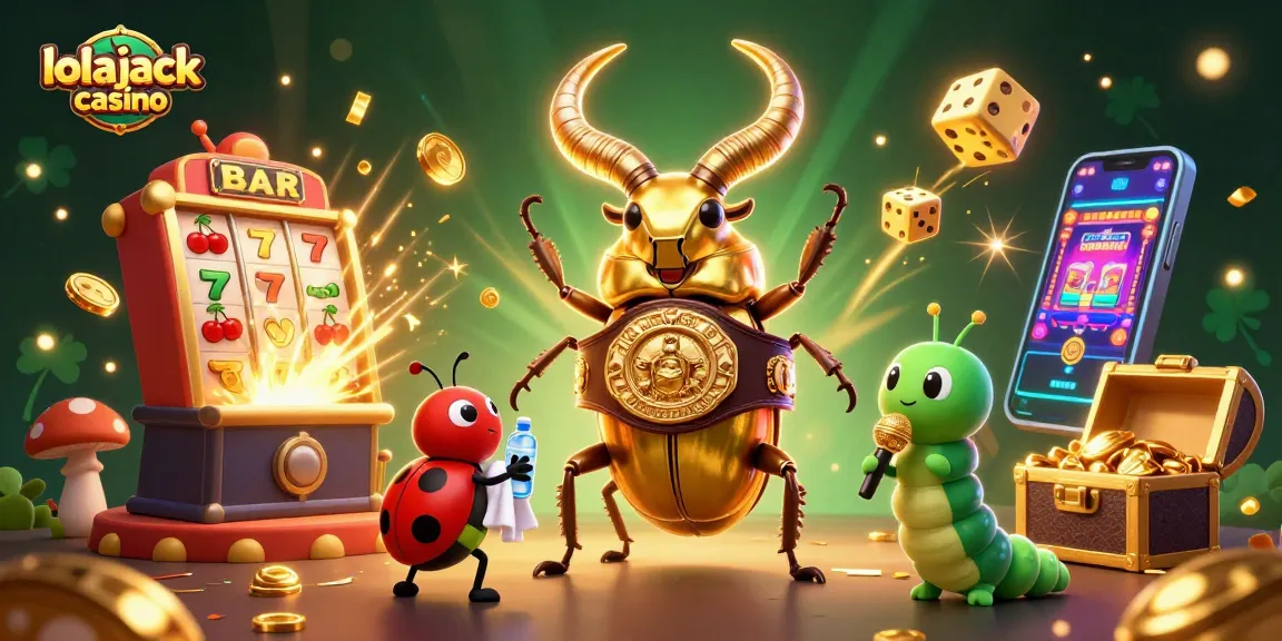 Experience the excitement of lolajack casino with vibrant characters and dynamic gaming elements.