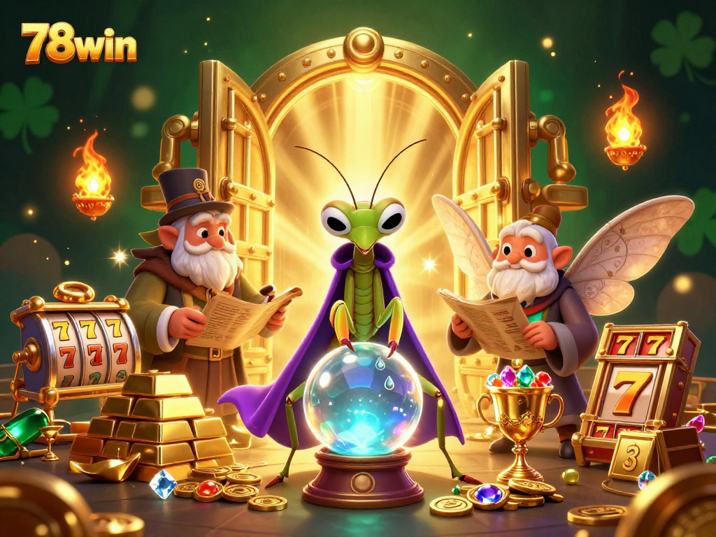 Engage in thrilling gameplay at 78win with vibrant casino elements and enchanting characters.