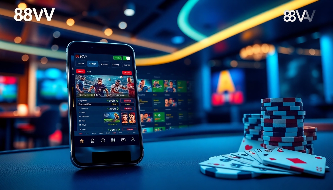 Experience online betting at https://88vv.green/ with vibrant gaming visuals and sophisticated ambiance.