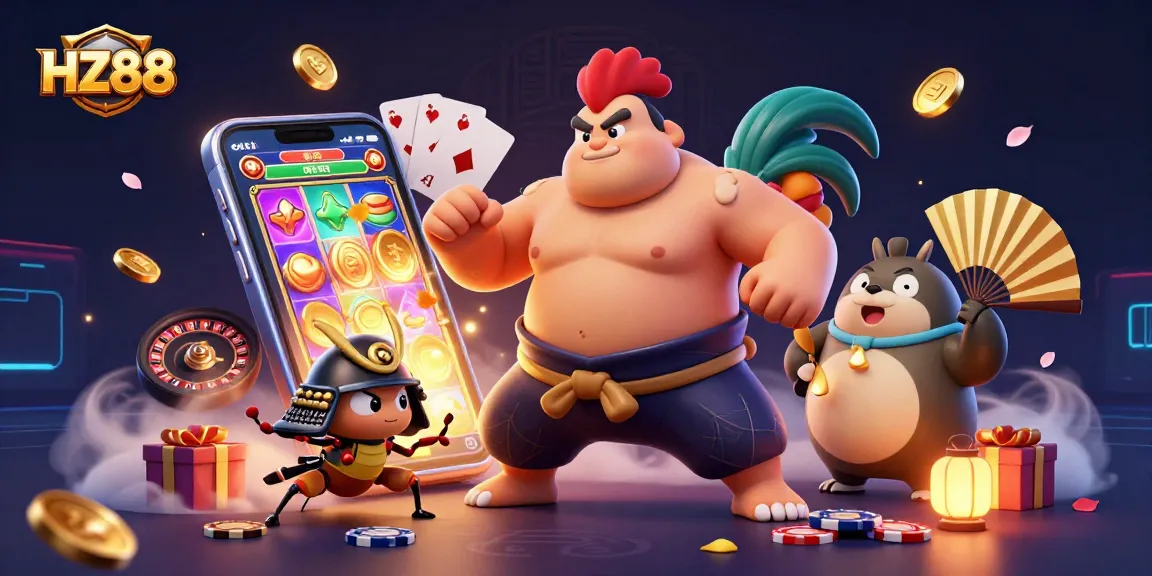 Experience exciting gameplay at HZ88 with vibrant casino elements and engaging characters.