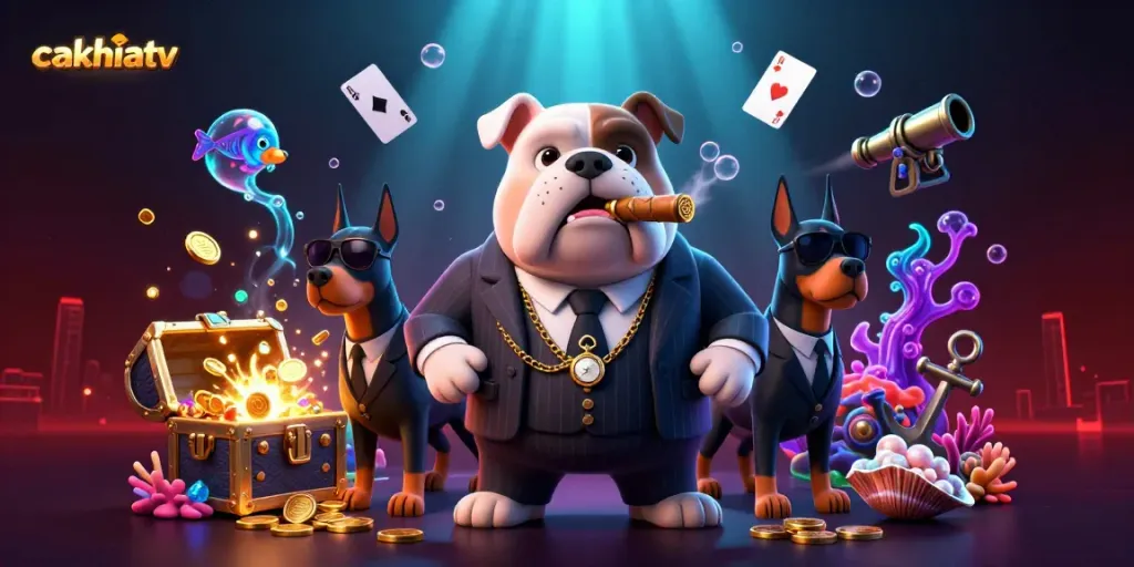 Cakhiatv offers an engaging casino experience with vibrant characters and dynamic gaming elements