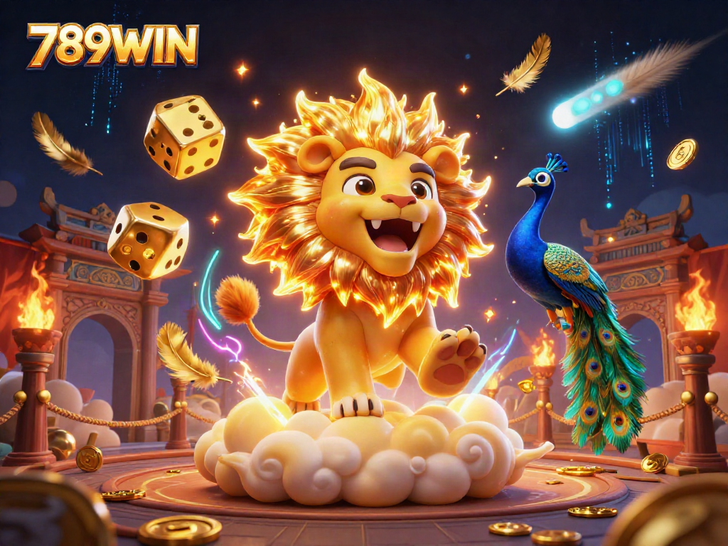 Engage in thrilling action at 789WIN with vibrant casino illustration capturing excitement and winnings.