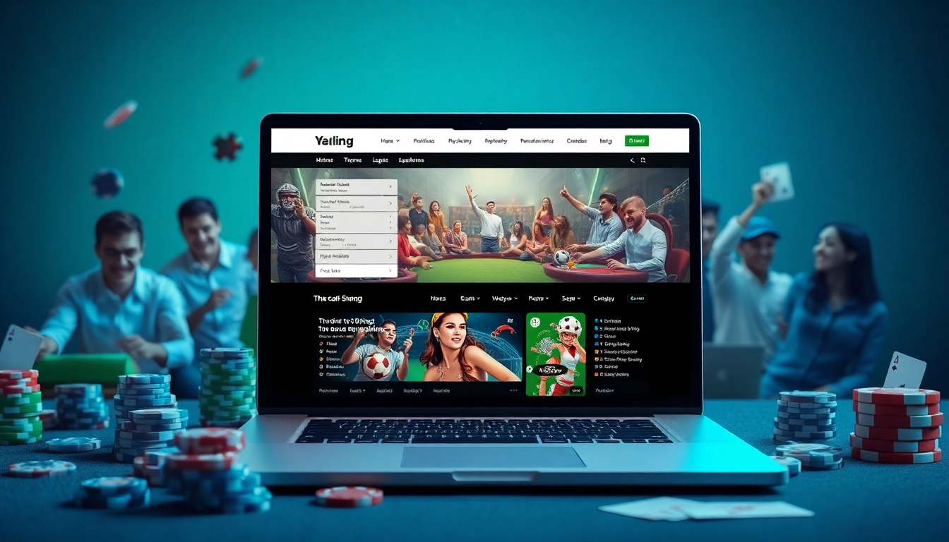 Online platform for nhà cái uy tín showcasing engaging players and betting excitement.