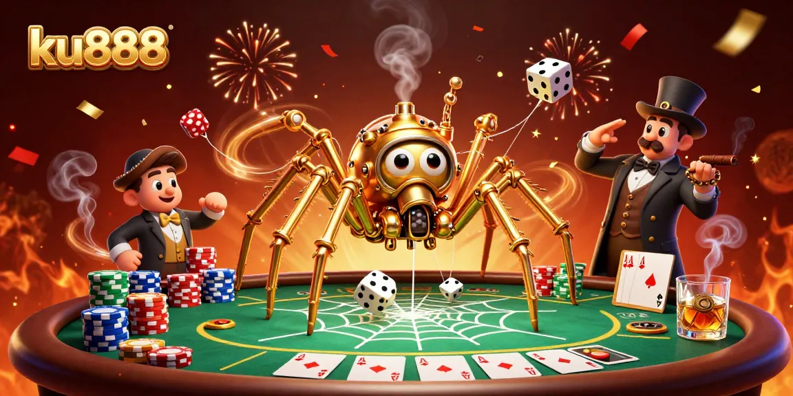 Engage in thrilling gameplay with ku888, where luck entangles in a vibrant casino scene.