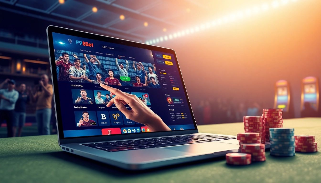 F8bet online betting platform showcasing vibrant gaming interface and interactive user experience.