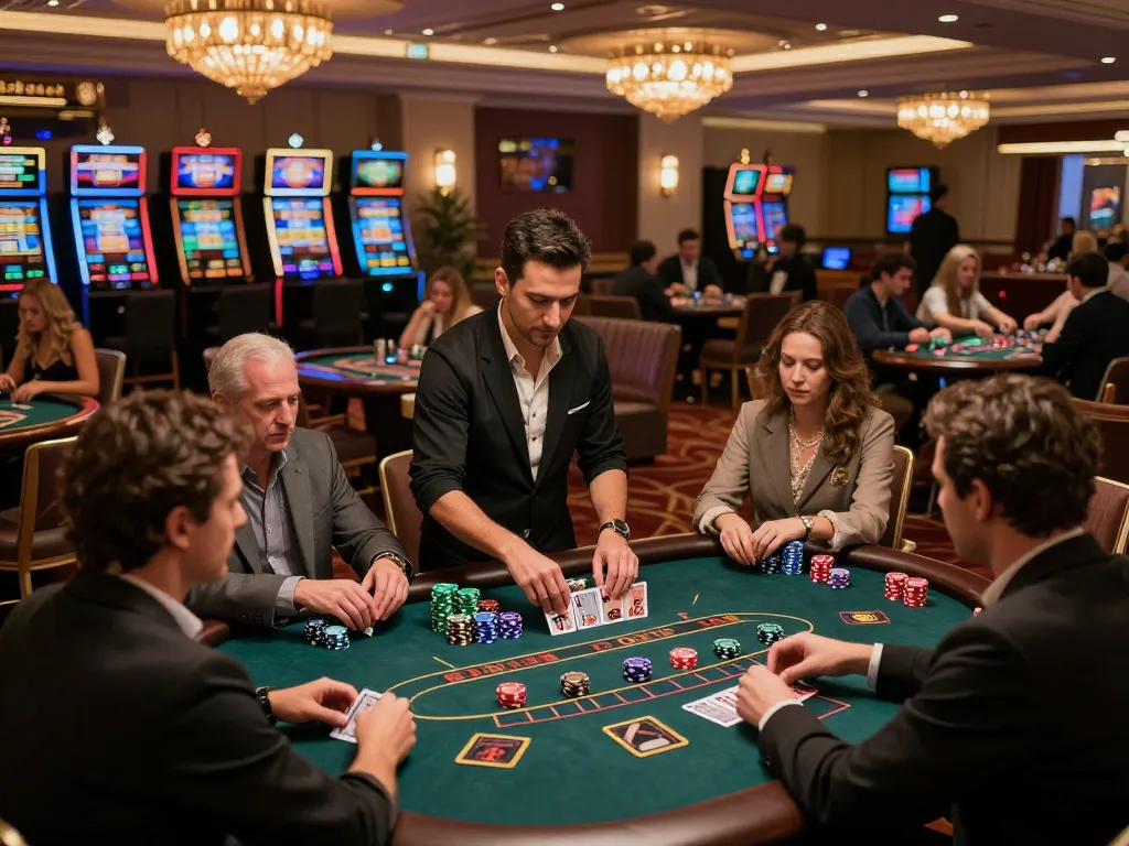 Engaging gameplay at Fun88 com's blackjack table, showcasing strategic decisions and excitement.
