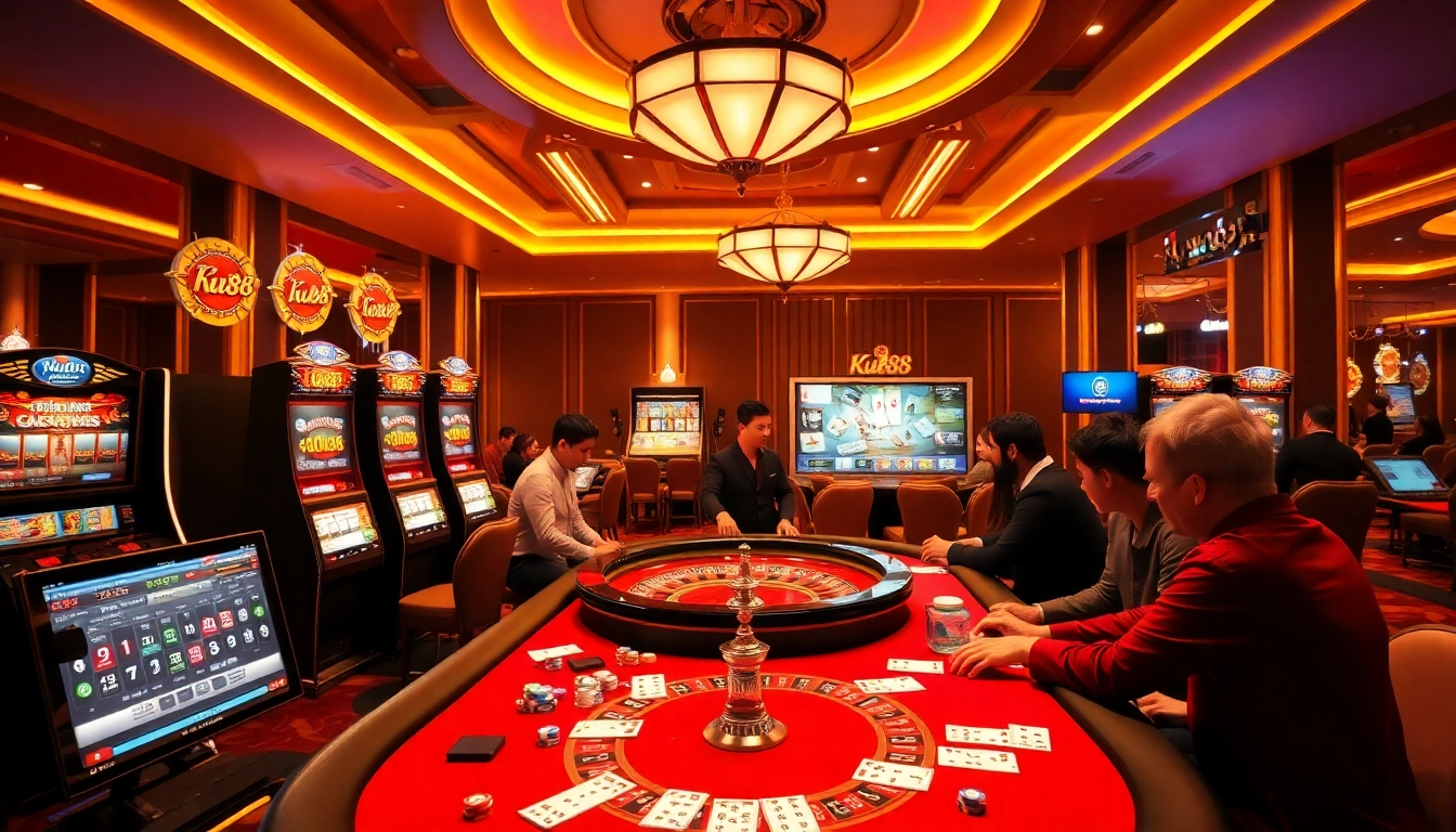 Engage in thrilling gameplay at Ku88 casino, where excitement meets sophistication.