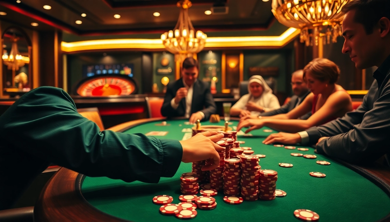 Experience thrilling poker action at https://tg88u.com/ with high stakes, vibrant colors, and a professional atmosphere.