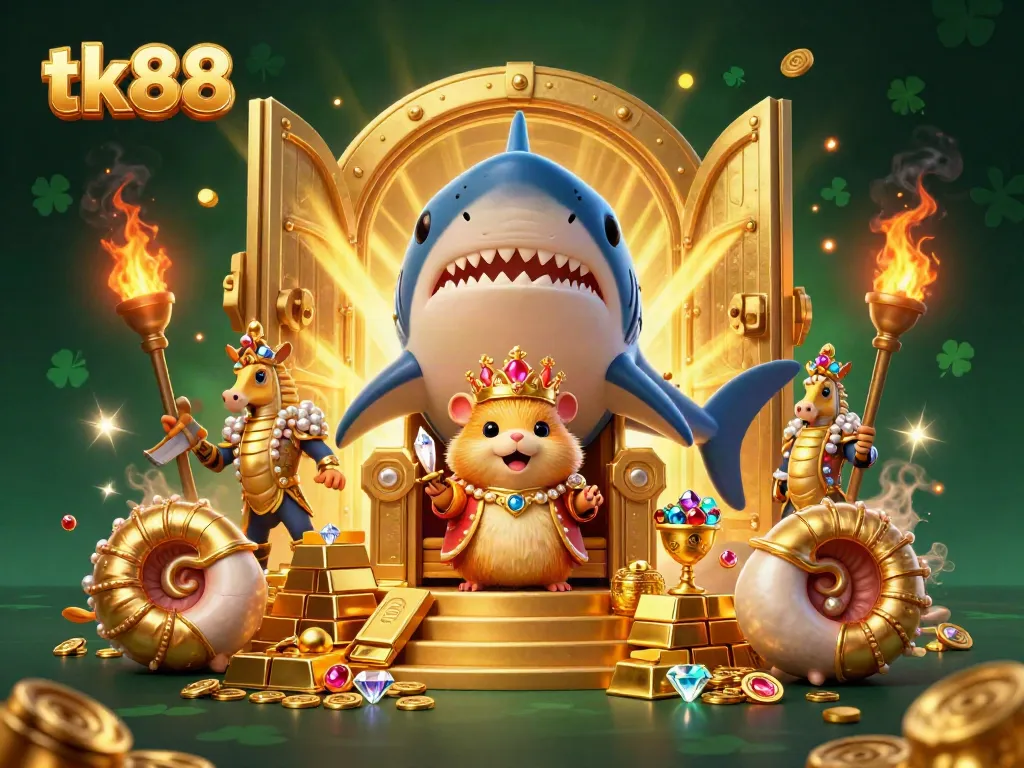 Engage in thrilling adventures at tk88’s majestic online casino with vibrant treasures and royal characters.