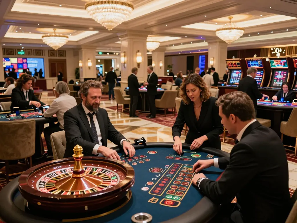 Engaged players using strategic bets on the dynamic TX88 roulette wheel in an upscale casino setting.