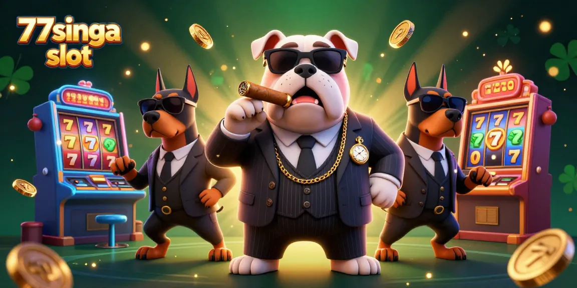 Putar gulungan dan menangkan dengan pemandangan slot 77singa yang dinamis menampilkan anjing bulldog mafia.