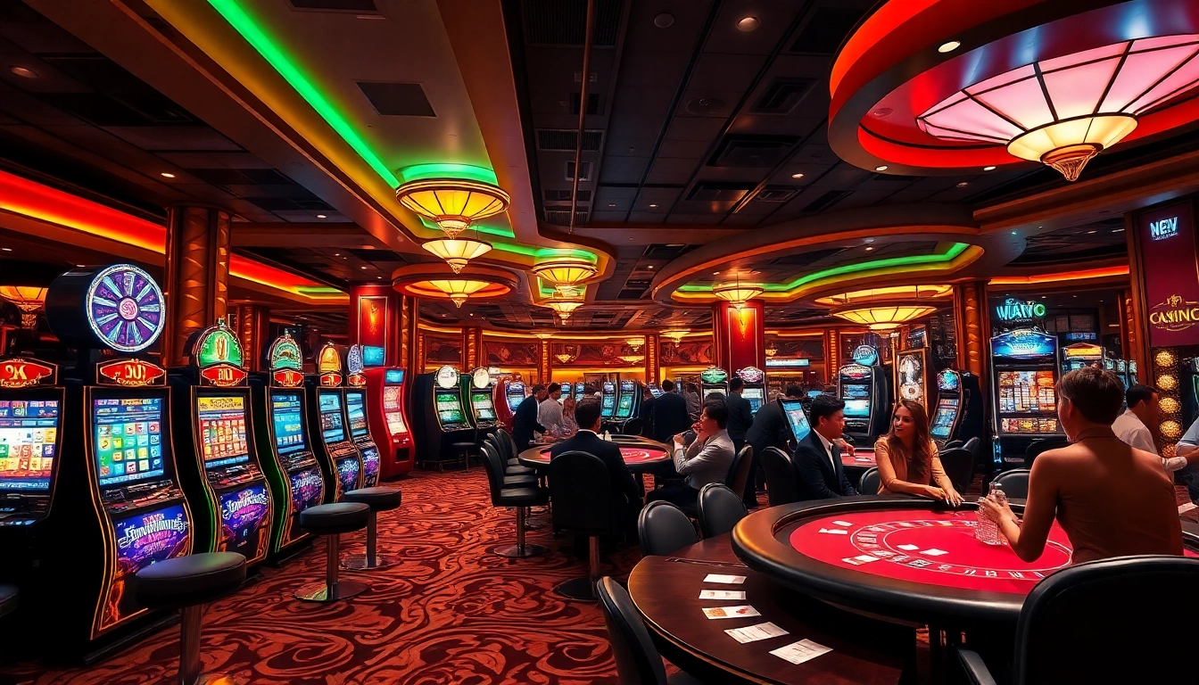 Experience exhilarating gameplay at https://ku88sss.com/ with vibrant casino elements like slot machines and roulette.