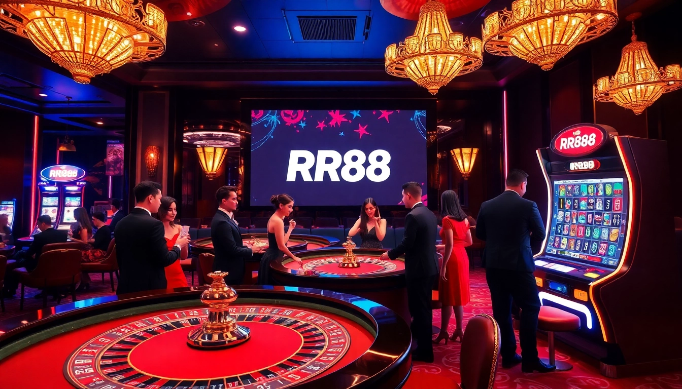 Experience the excitement at rr88 hiện đang mở with vibrant casino scenes and top-notch gaming.