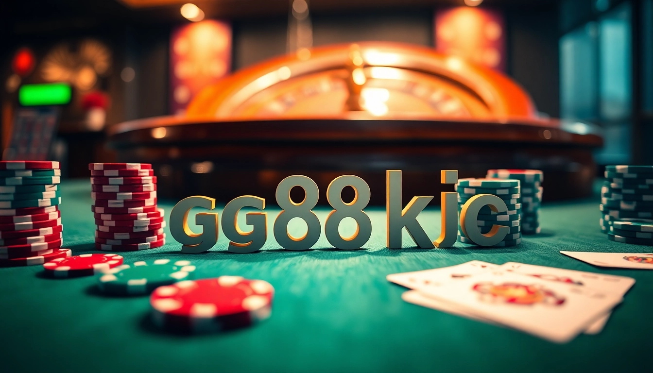 Engage with the thrilling atmosphere of gg88 kjc casino as players enjoy poker and roulette.