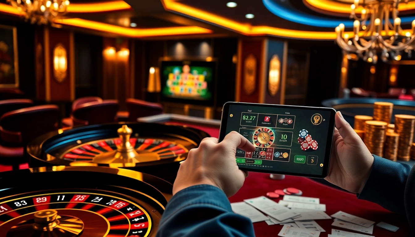 Exciting online gambling atmosphere at rr88 hiện đang mở with beautiful casino elements and engaging gameplay.