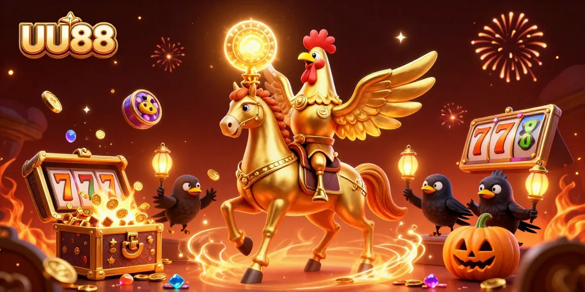 Experience thrilling gaming adventures with UU88 in this vibrant, magical casino scene